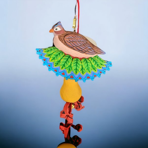 Vintage Dept. 56 12 Days of Christmas Partridge in a Pear Tree Ornament: Holiday Nostalgia