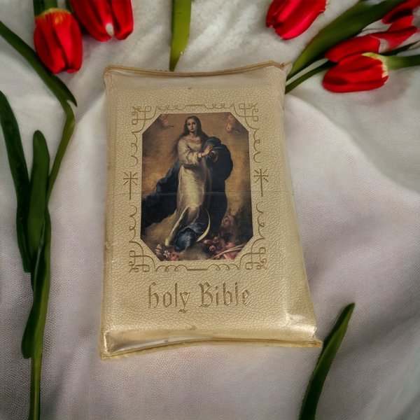 Beautiful Vintage Catholic Holy Bible: A Timeless Spiritual Treasure