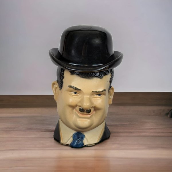 1976 Heritage China Ezra Brooks Oliver Hardy Decanter