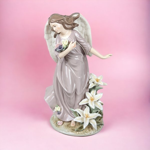 Grandeur Noel 12 1/2" Porcelain Angel
