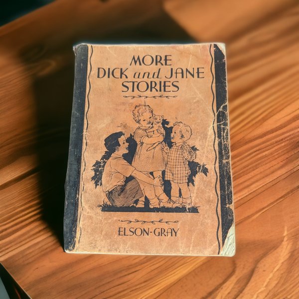 1934 More Dick and Jane Stories Book - Elson Gray Edition