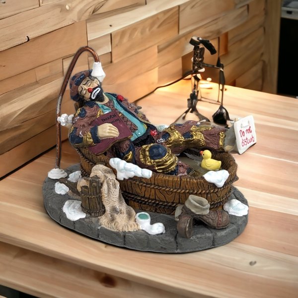 1997 Emmett Kelly Saturday Night Weary Willie Clown Figurine: Collectible Circus Art