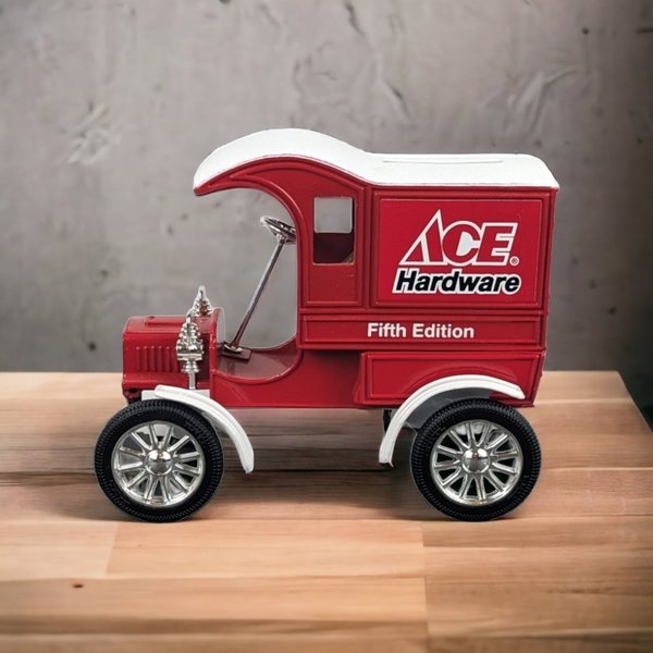 1993 ERTL Replica 1905 Ford Delivery Car Die Cast Bank - Ace Hardware Collectible
