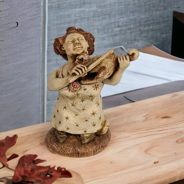 The Miniature Symphony Cat's Pyjama Margaret Figurine Trinket Box