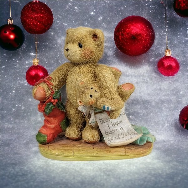 1992 Cherished Teddies Jacob "Wishing For Love" Collectible Figurine