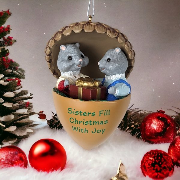 1994 Hallmark Keepsake 'Sister to Sister' Christmas Ornament