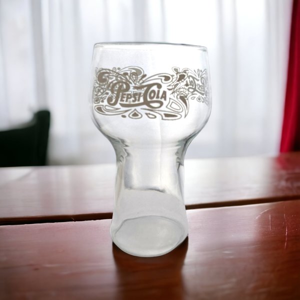 Classic Set of 4 Vintage Pepsi Cola Glasses for Nostalgic Refreshment