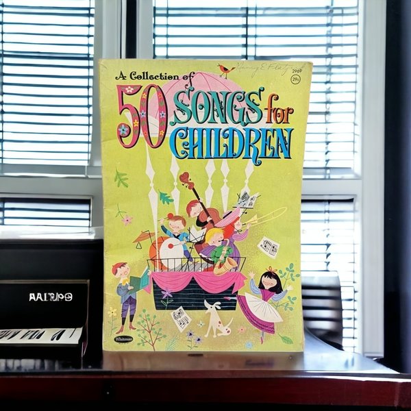 1964 Whitman Collection of 50 Songs for Children: Timeless Musical Delights for Young Hearts