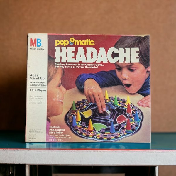 1986 Pop-O-Matic Headache Game: Retro Fun for the Whole Family