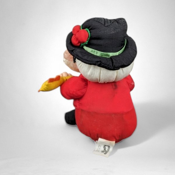 Vintage Chistmas Shakey Blues Santa Animated Plush