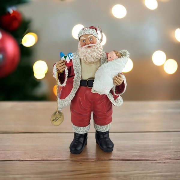 1994 Clothique Possible Dreams Santa Baby's First Christmas Figure – Cherished Holiday Keepsake