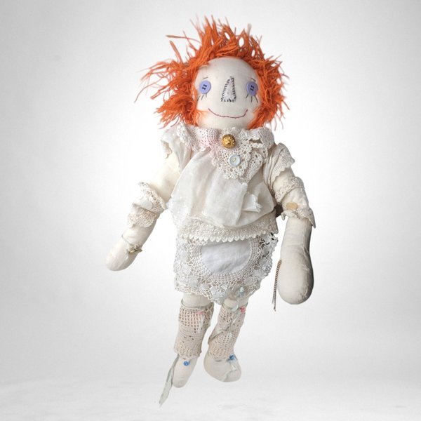Handmade 17" Lacy Raggedy Ann Doll