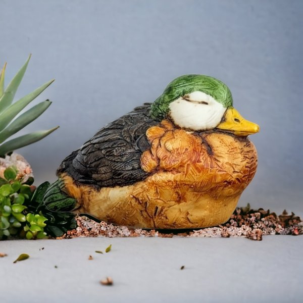 Vintage Duck Figurine - Exquisite Italian Craftsmanship