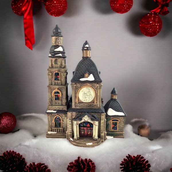 1999 Heartland Valley Deluxe Porcelain Catherdral Lighted House