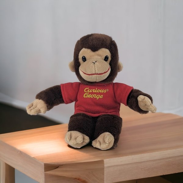 Vintage Curious George Plush Doll: Classic Stuffed Animal