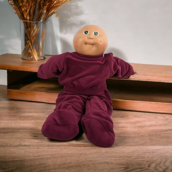Vintage Cabbage Patch Preemie Doll, 1980s Soft Sculpture Doll, Collectible Doll, Adoption Papers, Gift for Collector
