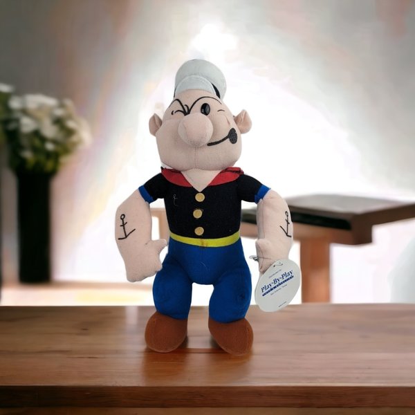 Vintage Popeye Plush Doll - Classic Cartoon Collectible