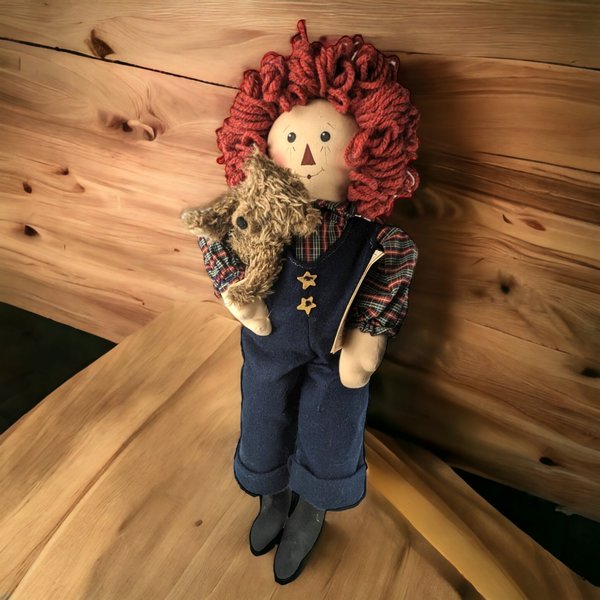 Vintage 25" Country Creations by Donna Andy Doll - Handcrafted Collectible