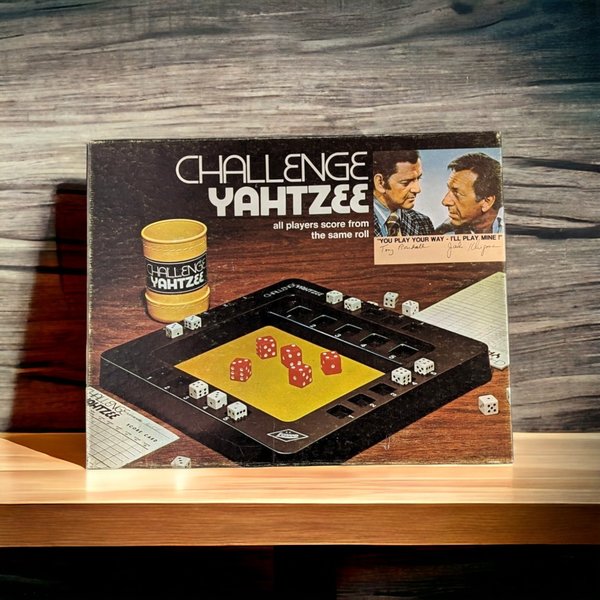 Vintage 1974 Milton Bradley Challenge Yahtzee Game