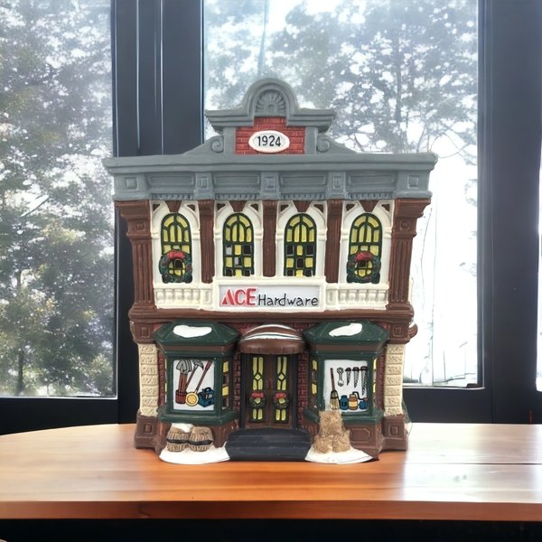 O'Well Ace Hardware Village House - Charming Decorative Collectible
