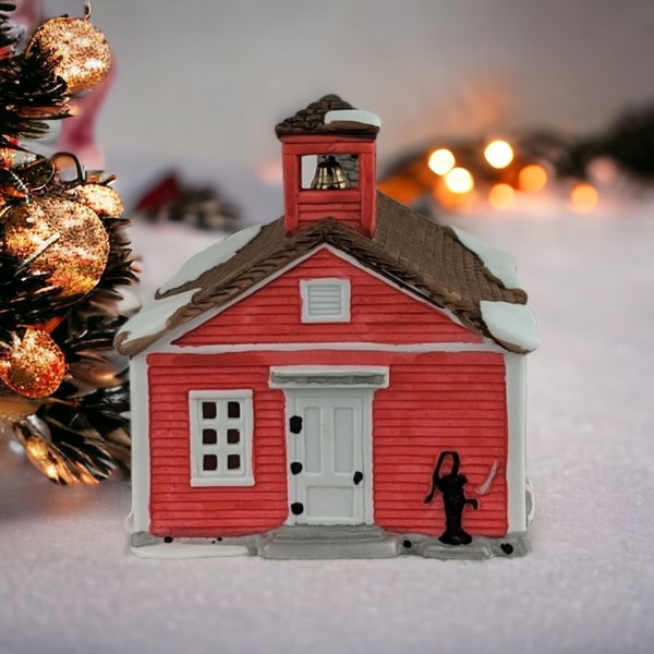 1986 Dept. 56 "Red Schoolhouse" - New England Village Collectible