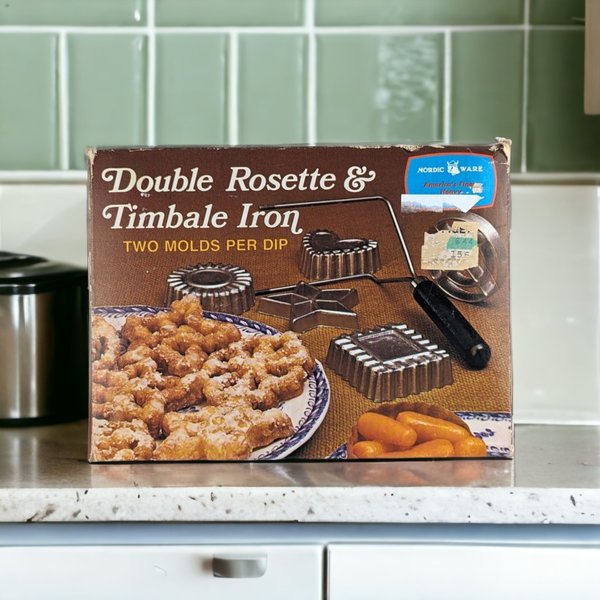 Nordic Ware Vintage Double Rosette and Timbale Iron