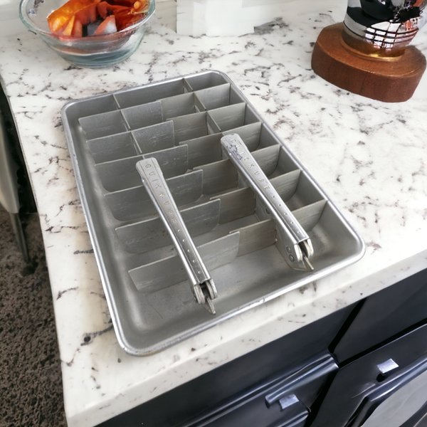Vintage Frigidaire Double Aluminum Ice Cube Tray