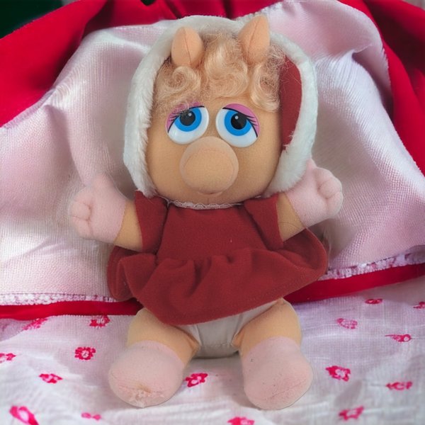 Vintage 1987 McDonald's Miss Piggy Plush Toy