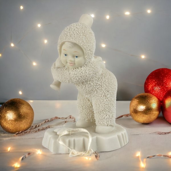 1999 Dept. 56 Snowbabies 'Batter Up' Baseball Figurine - Charming Collectible