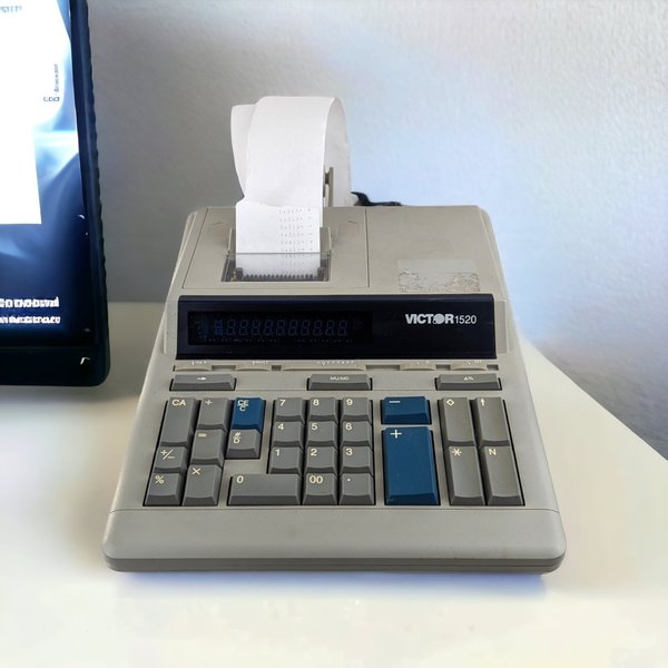 Vintage Victor 1520 Adding Machine