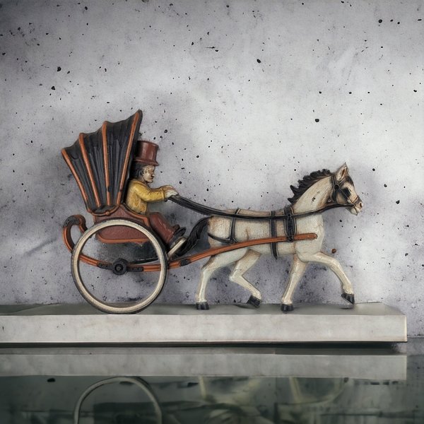 Vintage 1975 Homco Horse and Carriage Wall Hanging