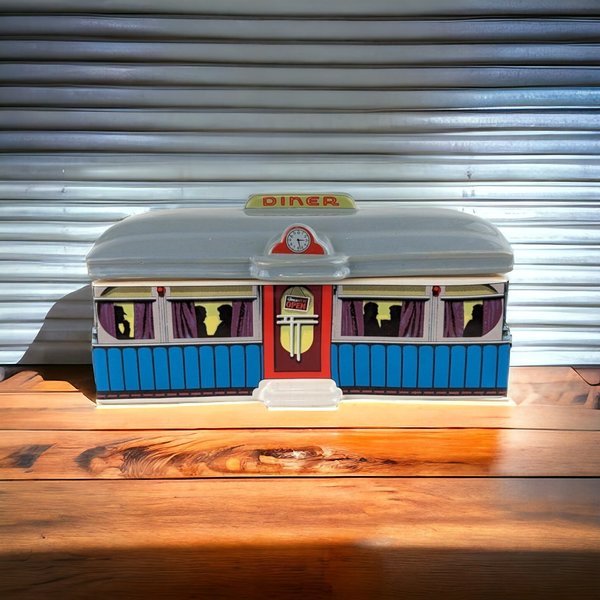 Vintage Diner Ceramic Container