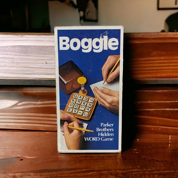 1976 Parker Bros Boggle Game - Classic Word Search Fun