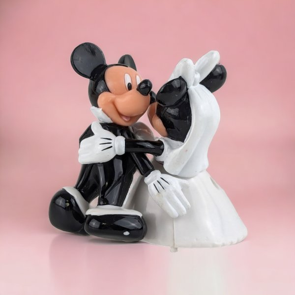 Disney Mickey and Minnie Wedding Dancing Wind Up Toy 