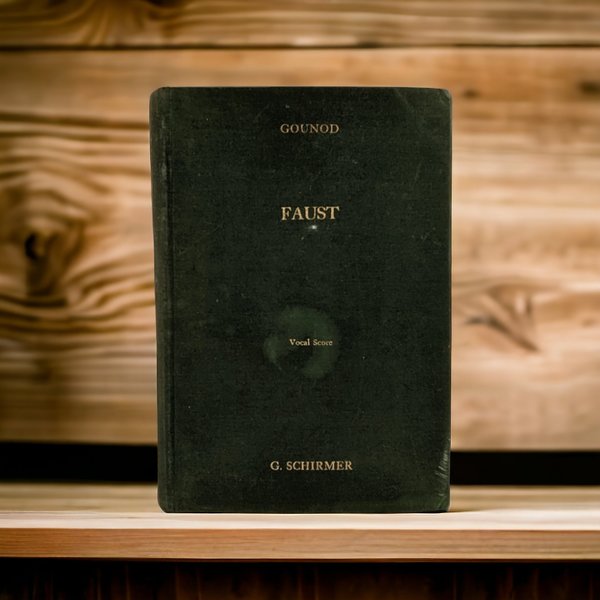 1930 Gounod Faust Vocal Score Book by G. Schirmer: Vintage Musical Treasure