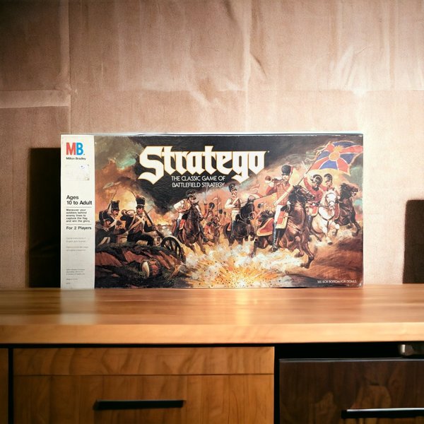 Vintage Stratego Game | 1980s Milton Bradley | Classic Strategy Game