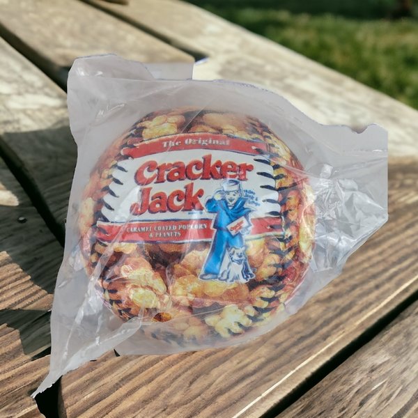 Vintage Cracker Jack Baseball in Original Packaging - Americana Collectible