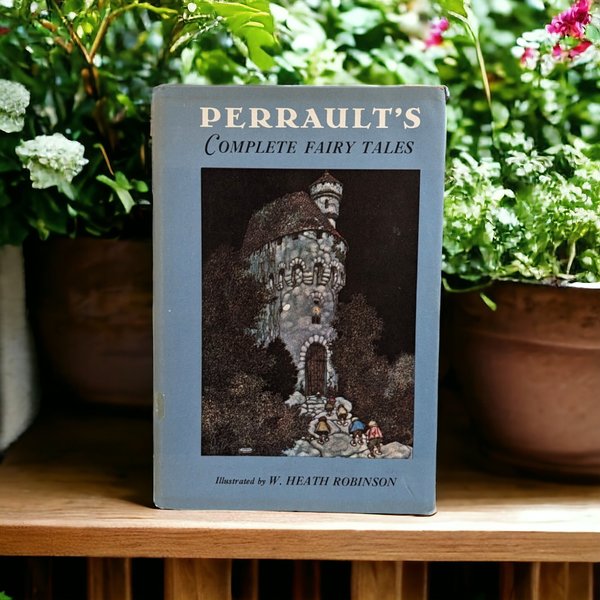 1961 Perrault's Complete Fairy Tales, Charles Perrault Hardcover Book