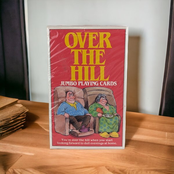 1988 Over the Hill Jumbo Playing Cards, New in Package