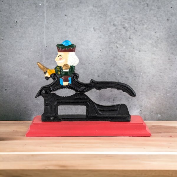 Vintage Cast Iron Nutcracker | 6" Tall | Rustic Kitchen Decor | Functional & Decorative | Unique Gift