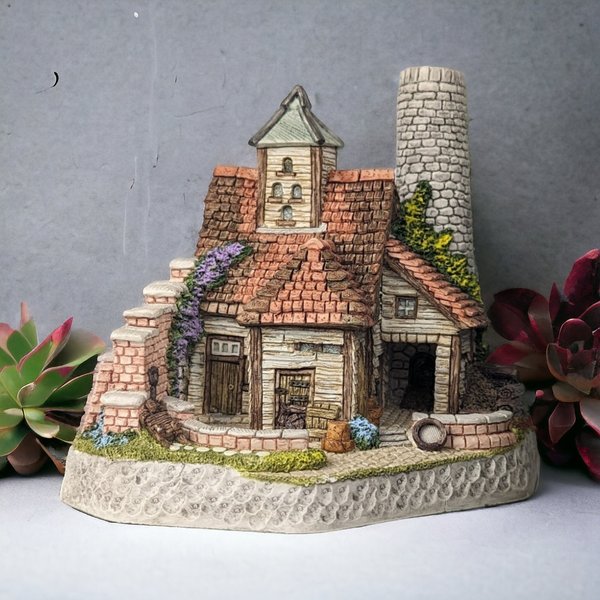 David Winter Cottages Grumbleweed's Potting Shed 1995 Signed