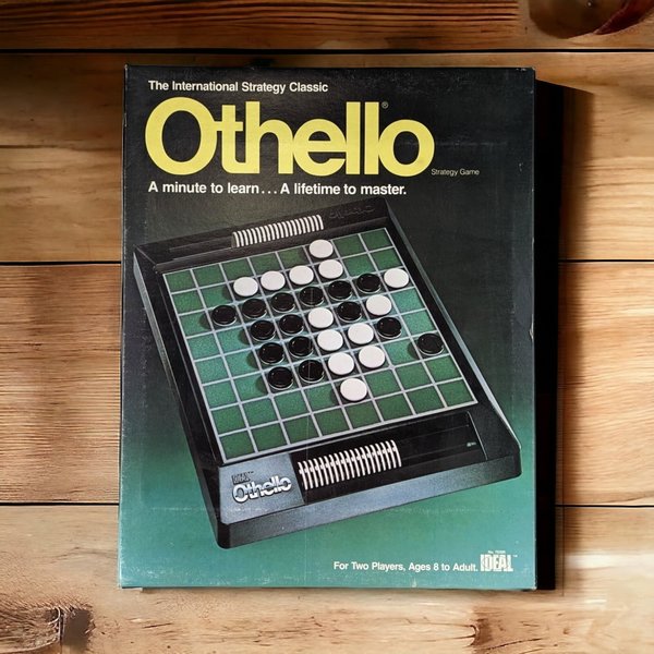 1984 Ideal Othello Game | Vintage Strategy Board Game | Classic Family Fun Collectible