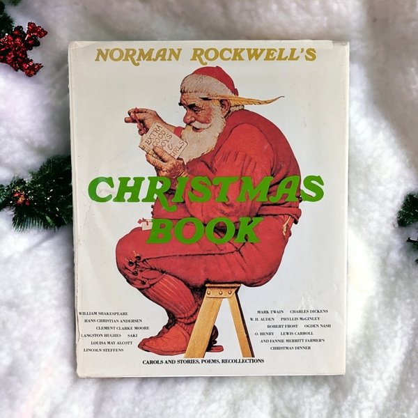 Vintage 1977 Norman Rockwell's Christmas Book | Hardcover | Perfect Gift for Art & Nostalgia Lovers