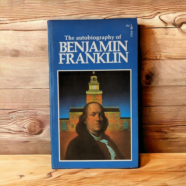Vintage 1975 Benjamin Franklin Autobiography, Softcover, 36th Printing, Washington Square Press
