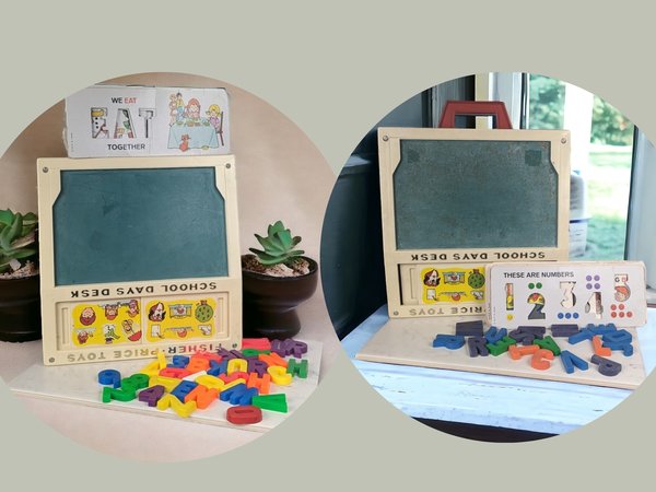 1972 Fisher Price School Days Desk, Your Choice