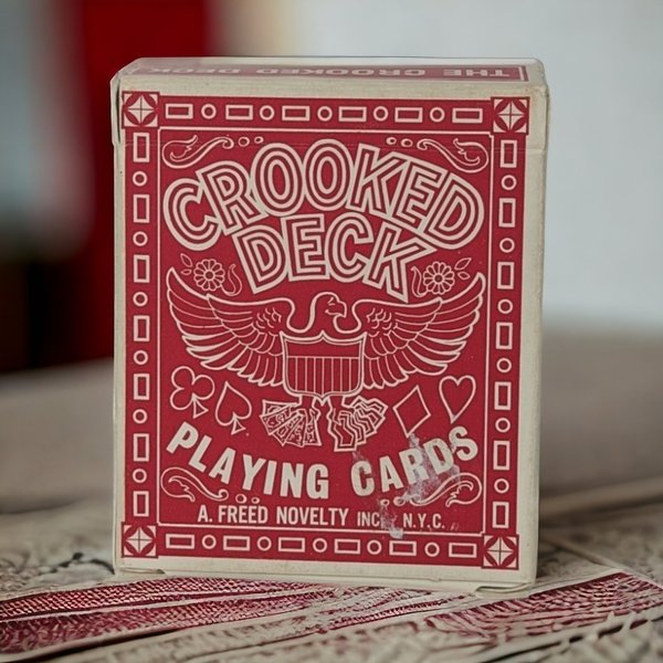 Vintage 1969 Crooked Deck Playing Cards | Novelty Deck |  Gag Gift |  Magic Trick Cards |  Collectible Cards