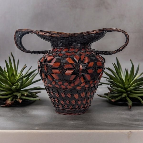 Vintage Japanese Ikebana Bamboo Vase