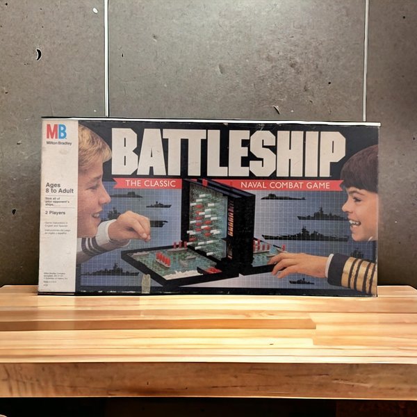 Vintage 1990 Milton Bradley Battleship Game | Classic Naval Strategy Board Game | Fun Family Game Night | Collector's Item