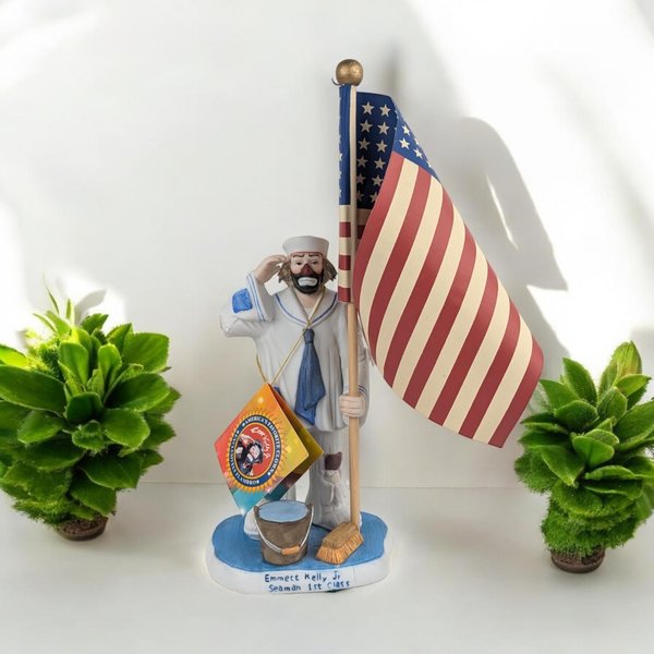 1995 Emmett Kelly Jr Seaman 1st Class, Celebrating 50 Years of End of WW2 Figure