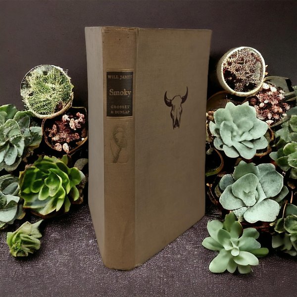 1929 Smoky The Cowhorse by Will James, Hardcover – Rare Vintage Western Classic for Collectors